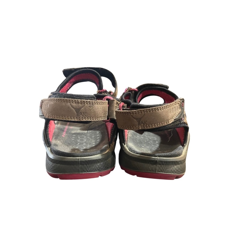 ECCO Offroad Womens Brown Pink Nubuck Leather Hiking Sandals Size 40‎ 9-9.5 - Picture 7 of 10
